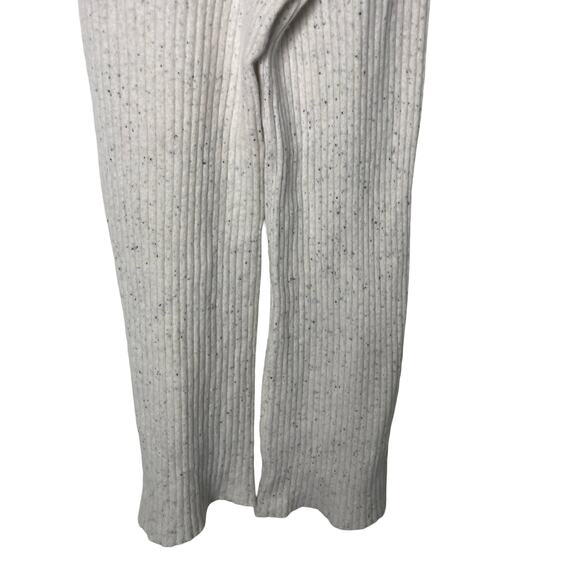 THE TILE CLUB BLUE CREAM CONFETTI SOPHIE WIDE LEG PANT ASPEN 100% cashmere XS - Picture 5 of 9